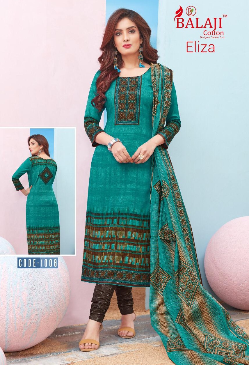 Balaji Eliza Cotton Dress Materials Catalouge