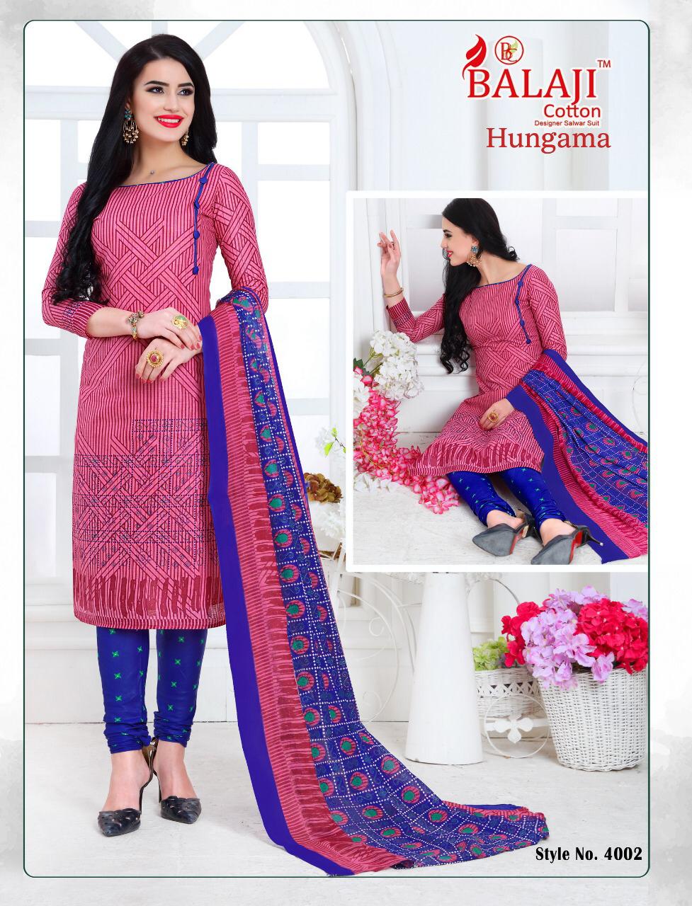 Balaji Hungama Vol 04 Cotton Dress Materials Catalouge