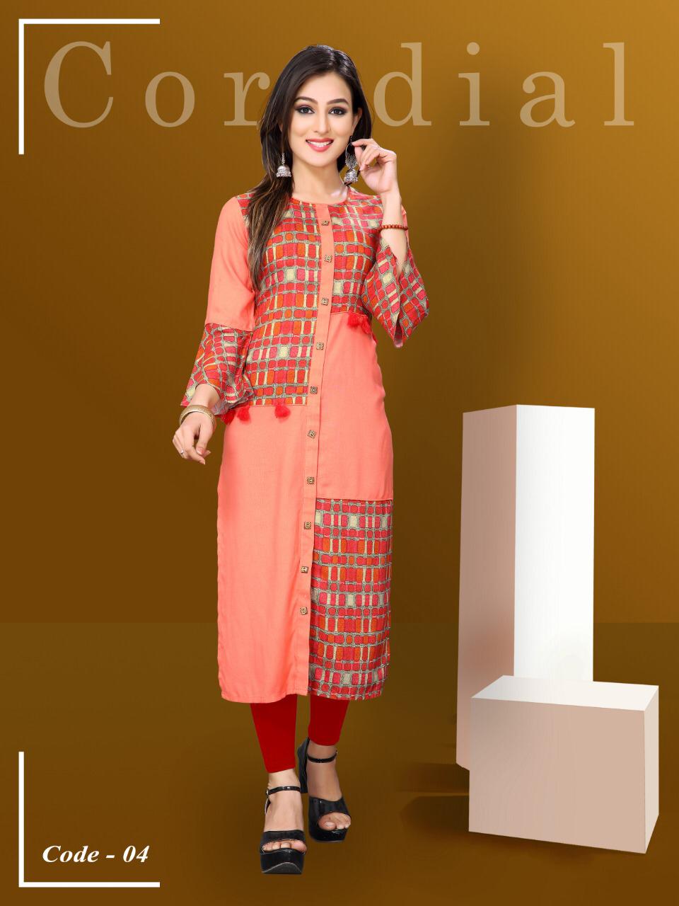 Inas Izara Casual Wear Kurti Catlouge