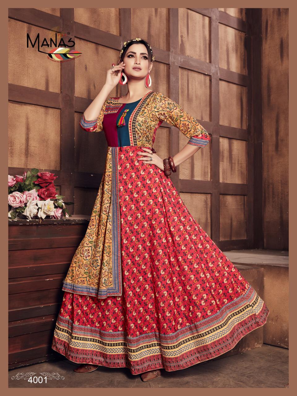 Valentina Manas Party Wear Kurti Catalogue