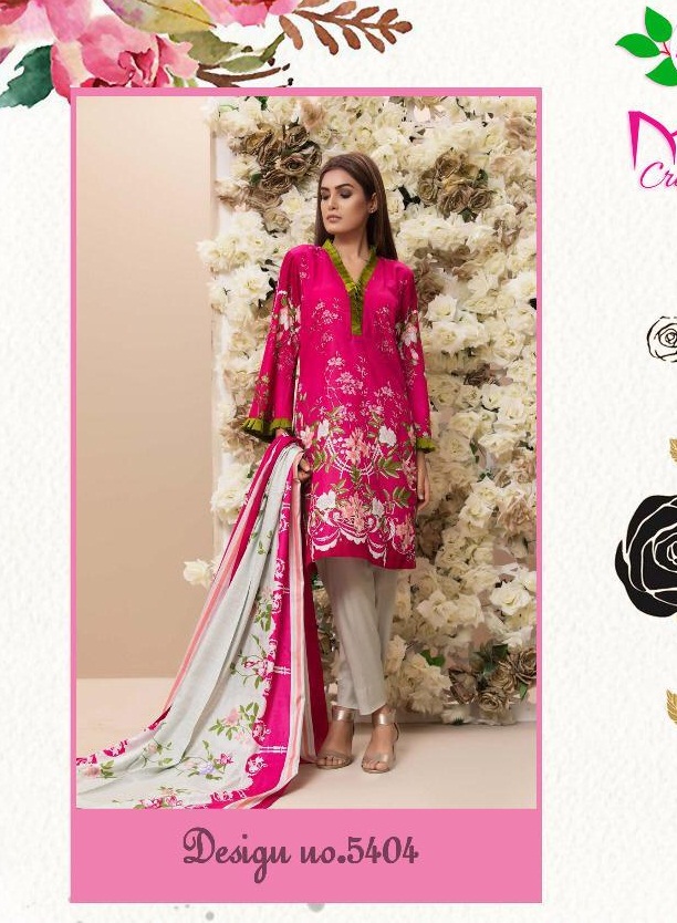 Mina Hasan 2  Karachi Cotton Dress Materials
