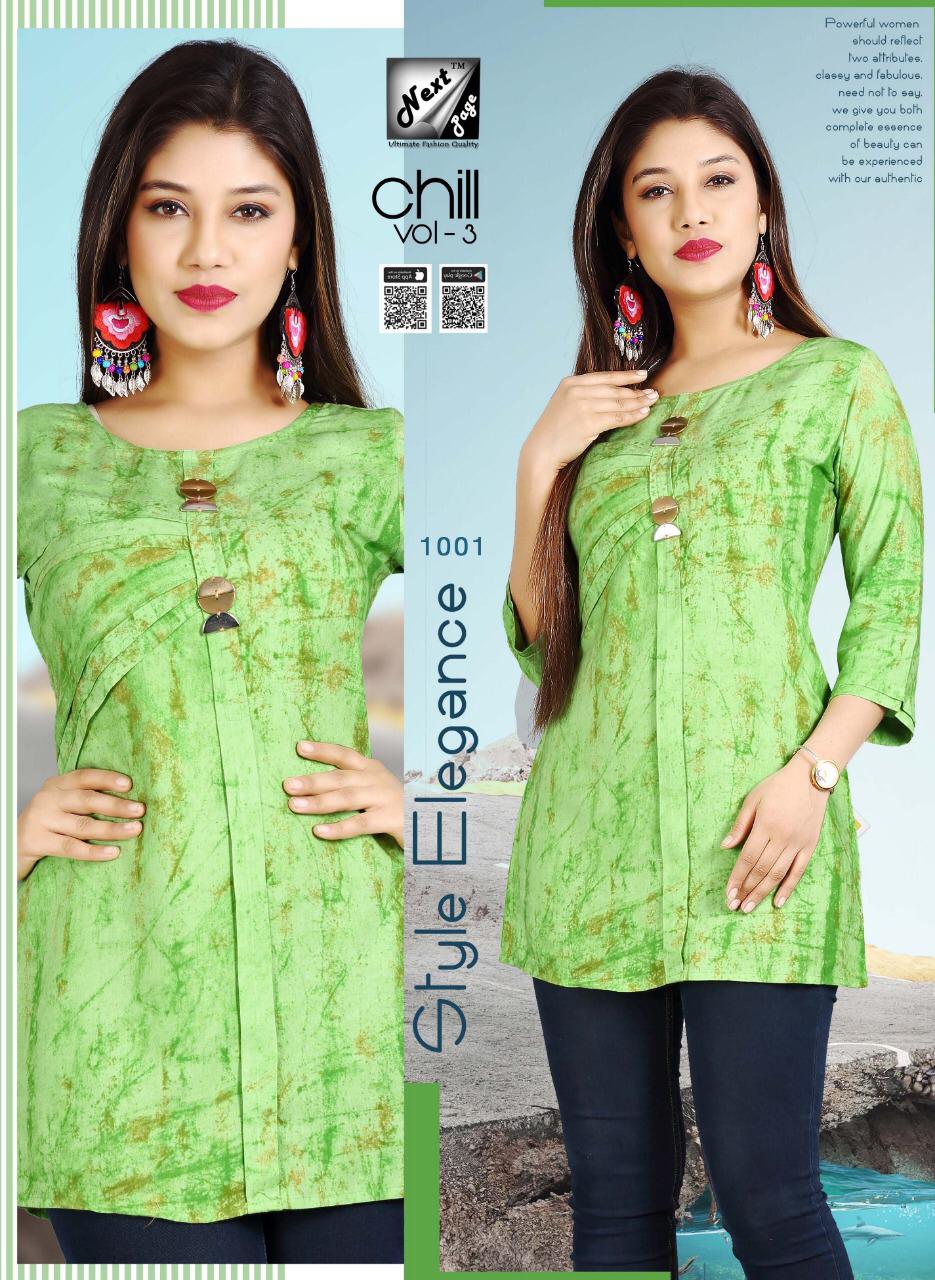 Chill Vol 3 Printed Kurti Catalogue