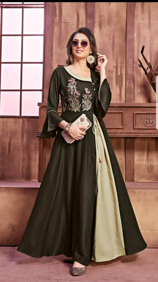 Pure Glory Rayon Stylies Long Kurti Catalogue