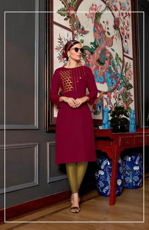Riva Vol 1 Poonam Cotton Kurti Catalogue