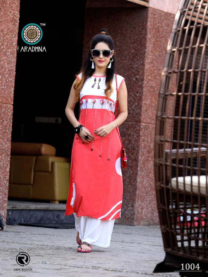 Parrot 5 Aradhna  Designer Kurti Catalogue
