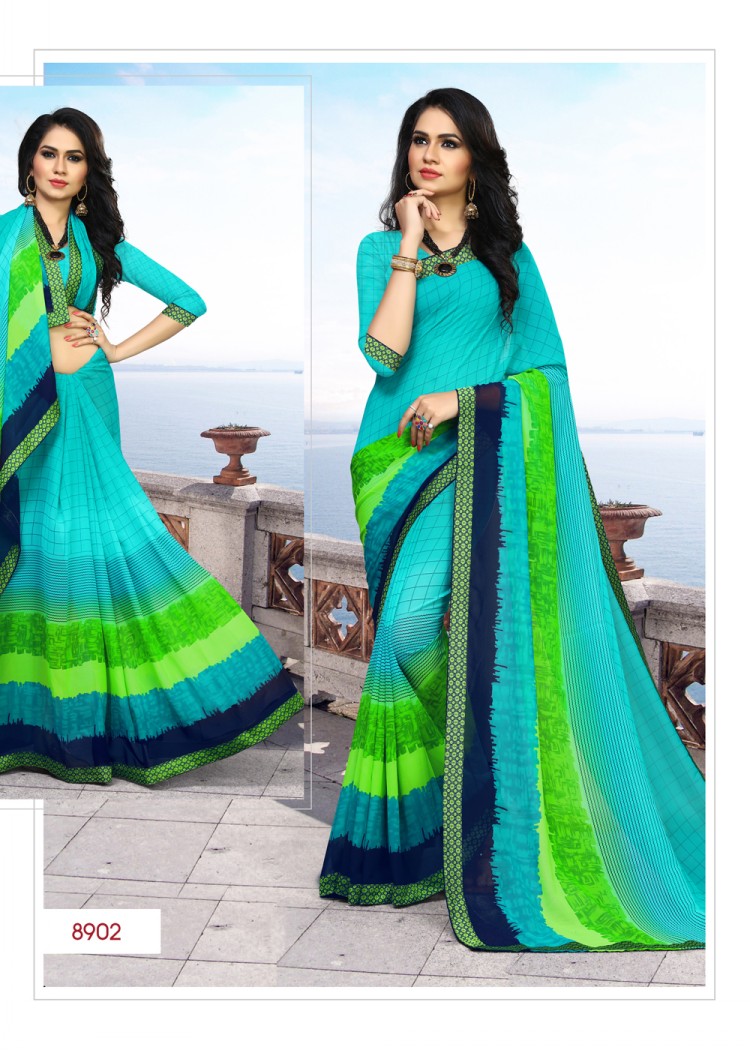 Colors 35 Causal Wear Sarees Catalogue