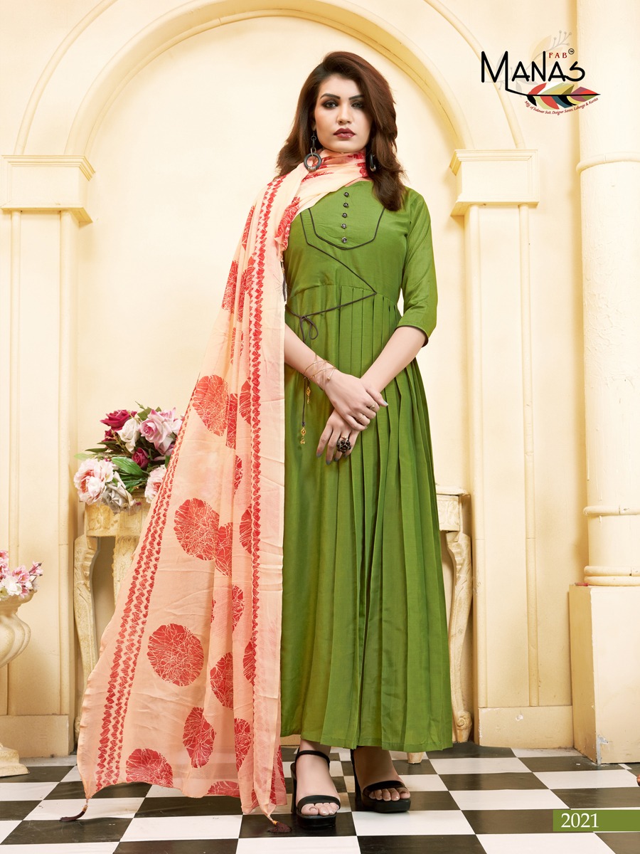 Kiya Vol 3 Manas Party Wear Kurti Catalogue