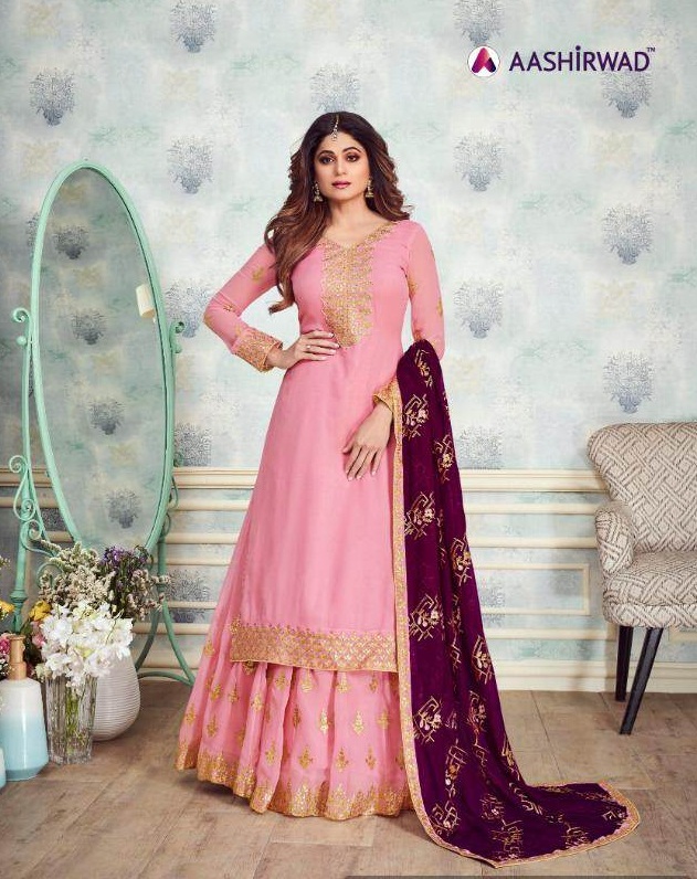 Gota Pati Aashirwad Heavy Salwar Suits Catalogue