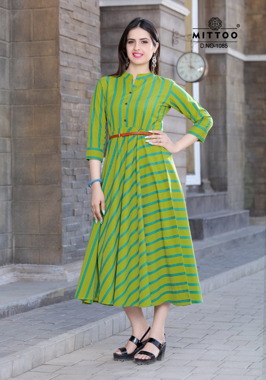 Belt Vol 3 Mittoo Designer Printed Kurti Catalogue