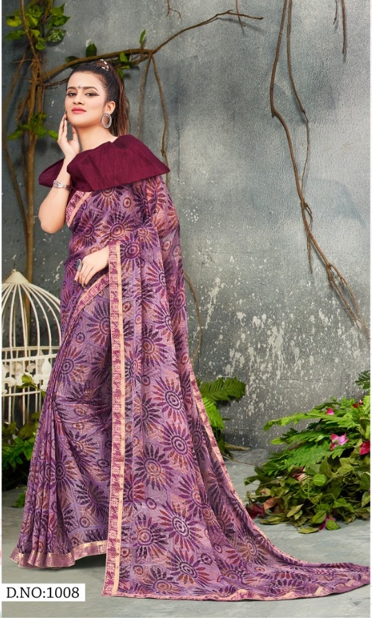 Swastik  Mehendi Vol 1  Casual Wear Printed Sarees Catalog