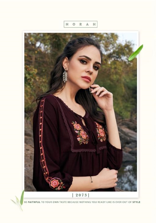 Tunic House Nano Designer Short Top Kurti Cataloug
