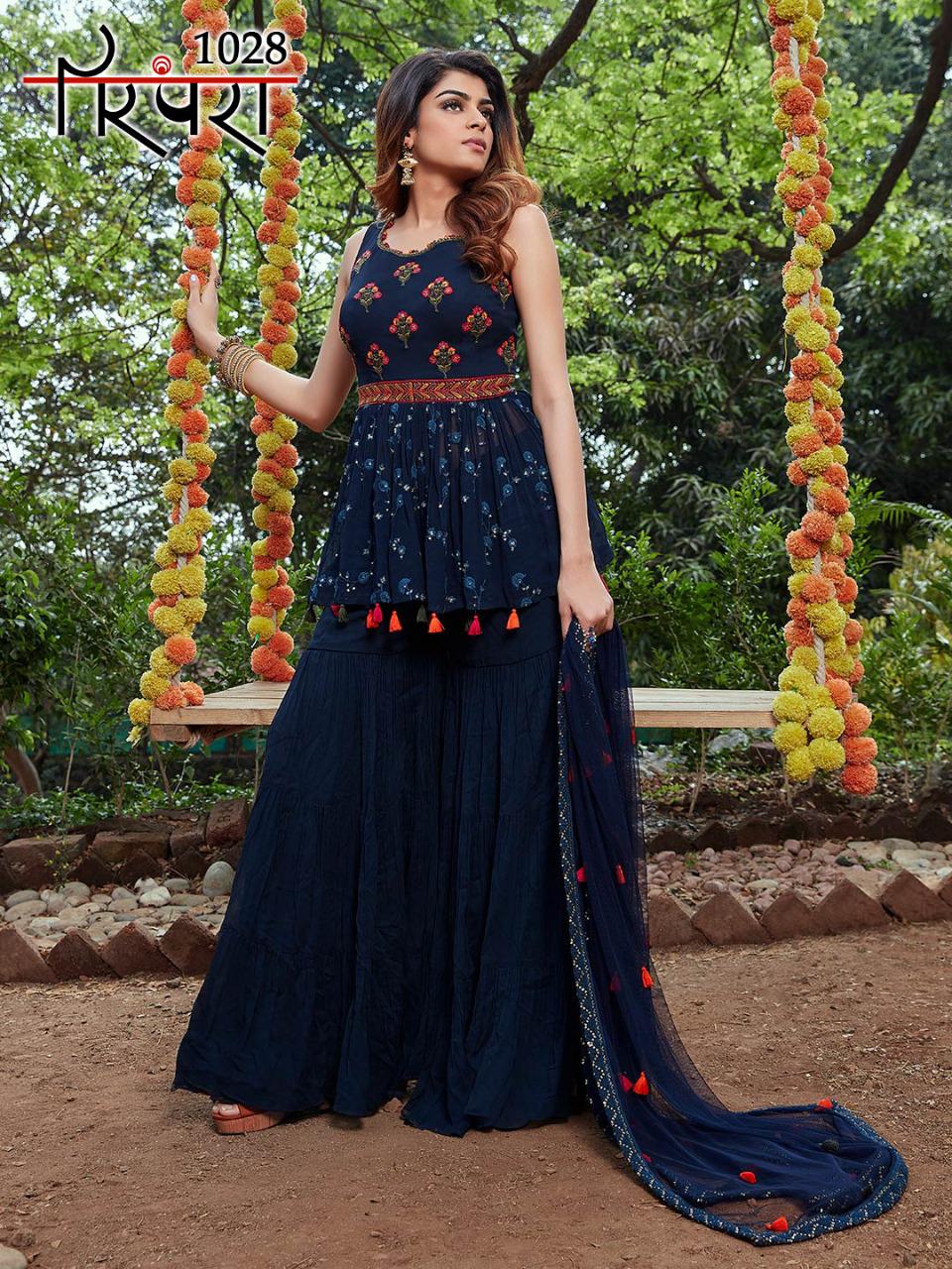 Parampara Vol 6 Designer Georgette Party Wear Salwar Suits Catalog