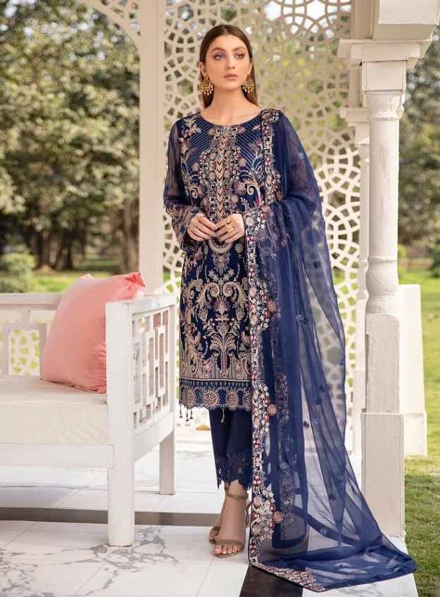 Cosmos Aayra  Vol 18 Georgette Wear Pakistani Salwar Kameez Suits Catalog
