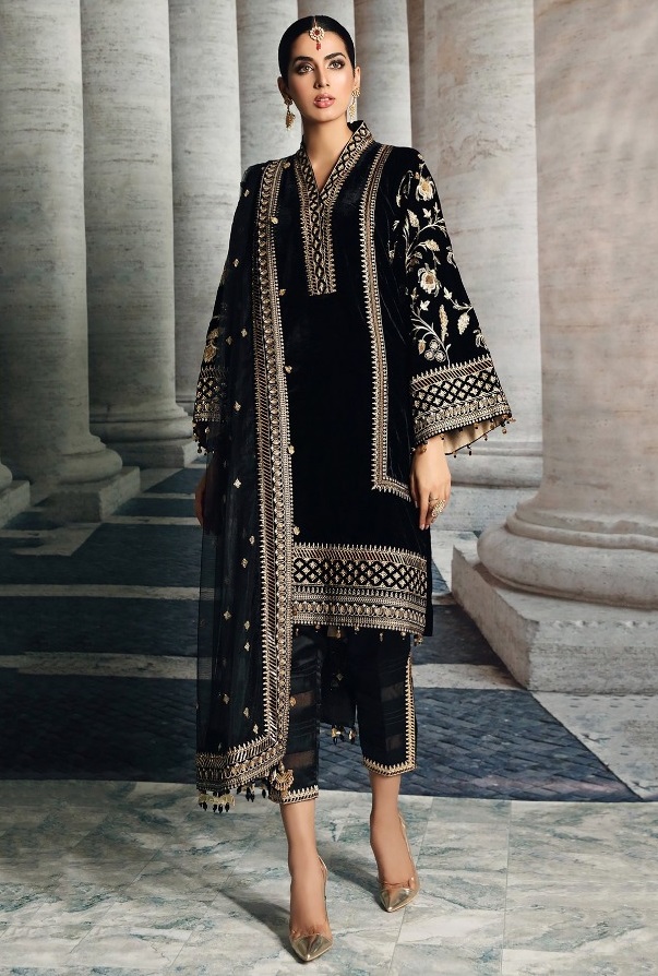Deepsy Anaya 1171 Velvet Embroidery Pakistani Salwar Kameez Catalog