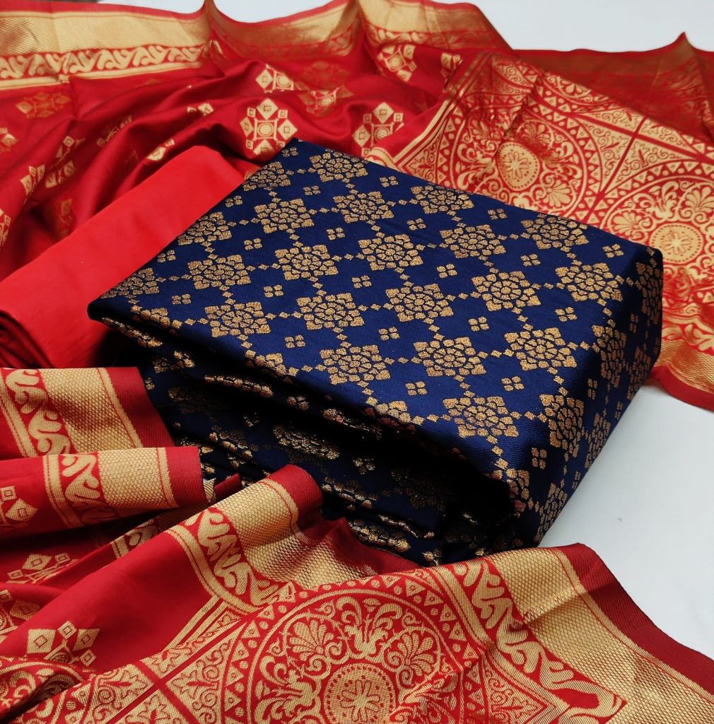 Banarasi Vol 110 Designer Festive Wear Silk Dress Material Catlaog