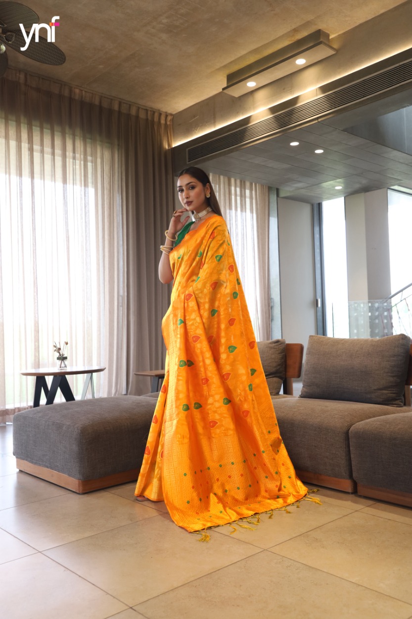Ynf Netflix Festive Wear Poly Silk Saree Catalog