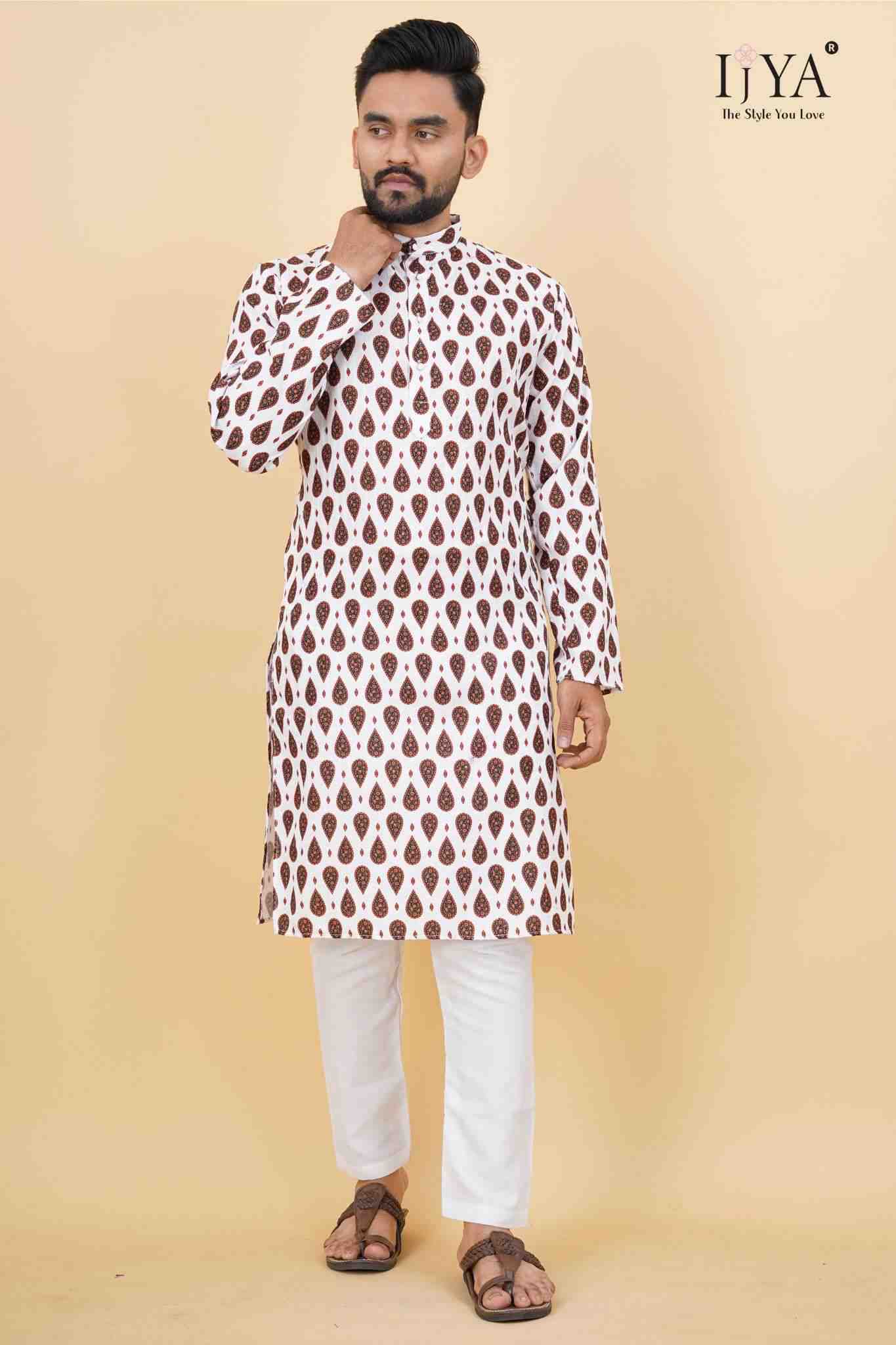 Rajvadi N65 Mens Kurta 5 Piecs Catalogue Factory Price