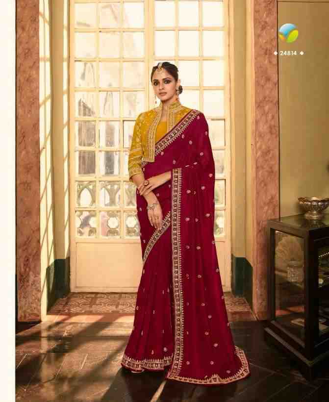Sheesha Hotstar Vol 6 By Vinay Fashion 24811 TO 24818 Series Silk Sarees On Wholesale