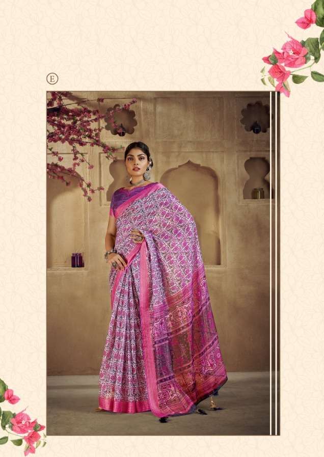 Ynf Chandana Cotton Digital Printed Saree Wholesale catalog