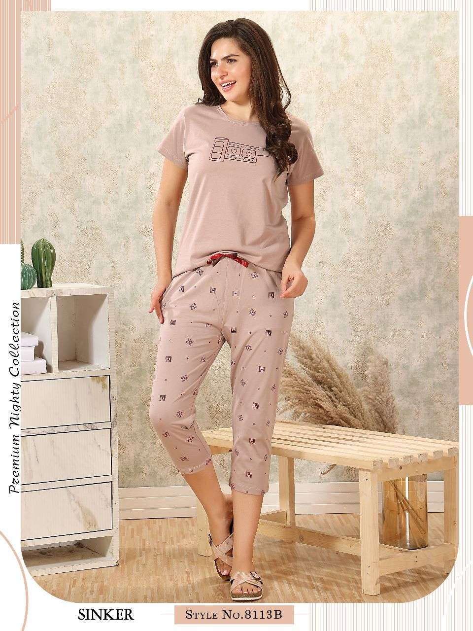 Capry sinker hosiery vol-1 Night Suites Wholesale catalog