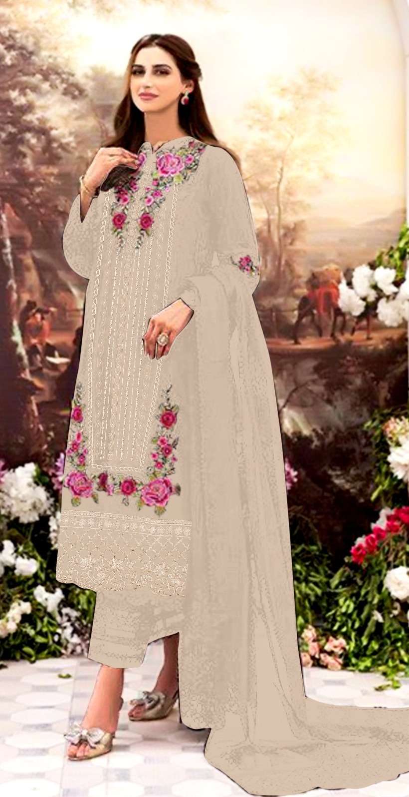 Ramsha R 528 Light Nx Designer Pakistani Suit Wholesale catalog