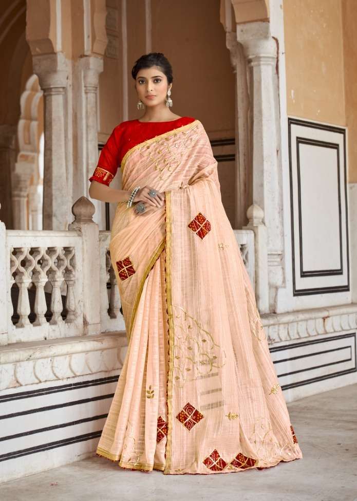 Ynf Cotton Bandhani Exclusive Designer Saree Wholesale catalog