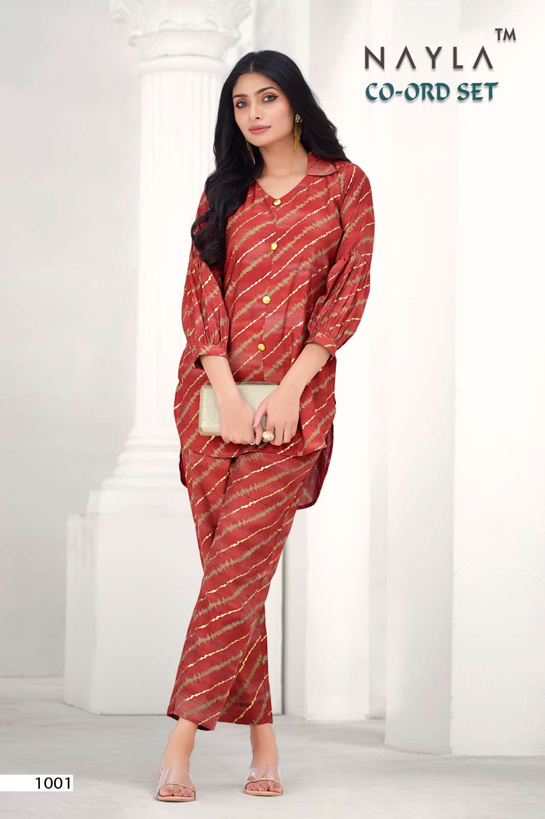 NAYLA vol-1 CO-ORD SETPURE CHANDERI PRINT Kurti WHOLESALE CATALOG