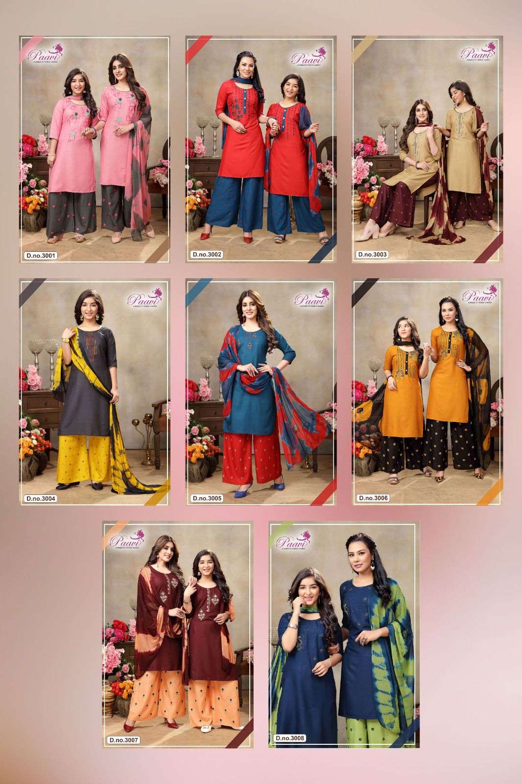 PAAVI ALOKHI VOL 3 top plazo with dupatta Kurti Wholesale catalog