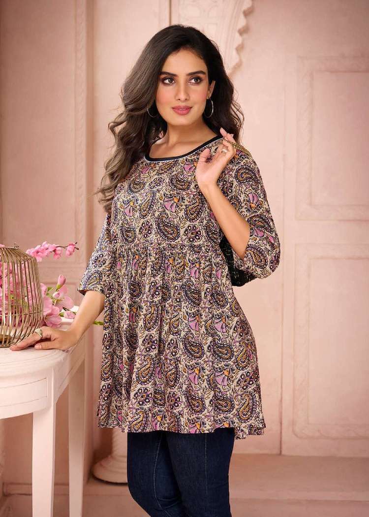 Laado Zara Vol-1 – Fancy Tunic Tops - Wholesale Catalog