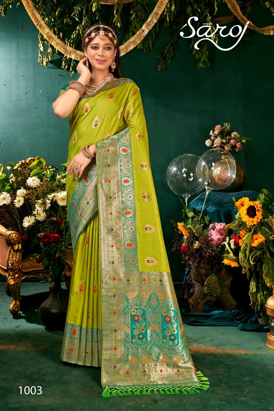 Saroj Saree Yog Mukta vol-2 Heavy paithani silk saree