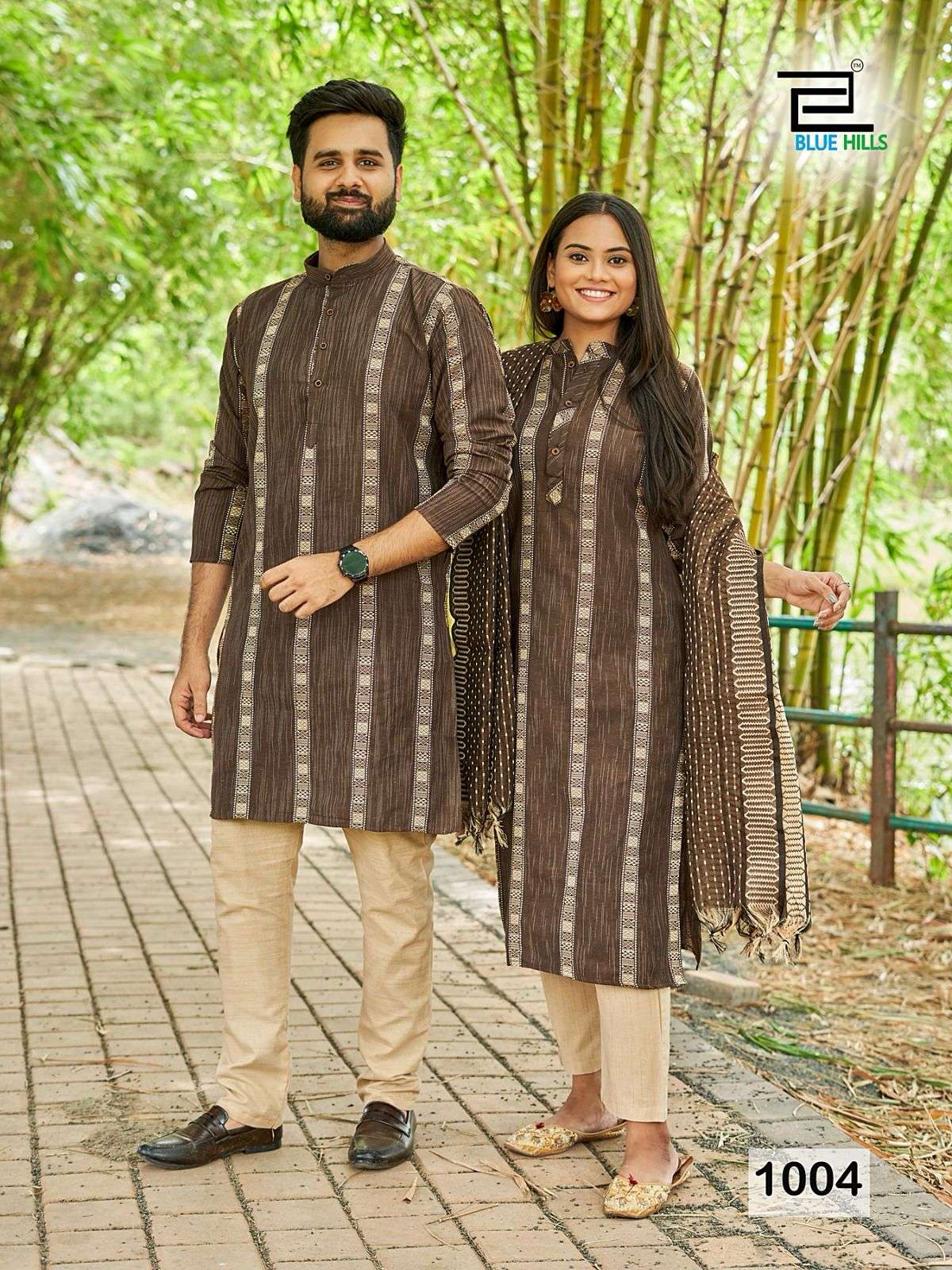 Soul Mates 1004 Couple Matching Kurta Wholesale catalog