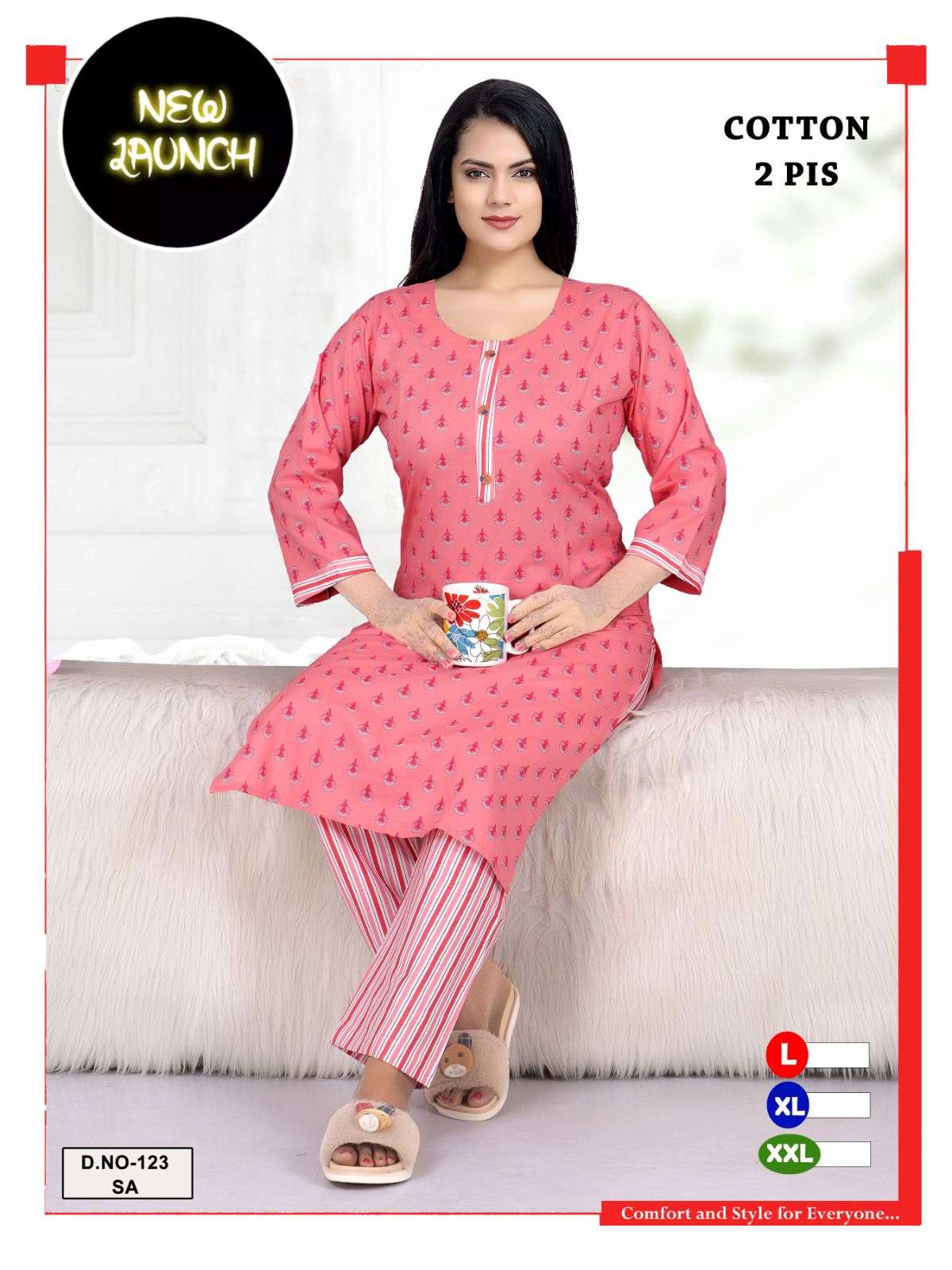 MF vol -2 Cotton top bottom Kurti Wholesale catalog