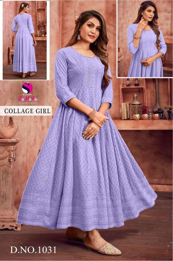 SaMaRa COLLEGE GIRL Vol - 1 Kurti Wholesale catalog