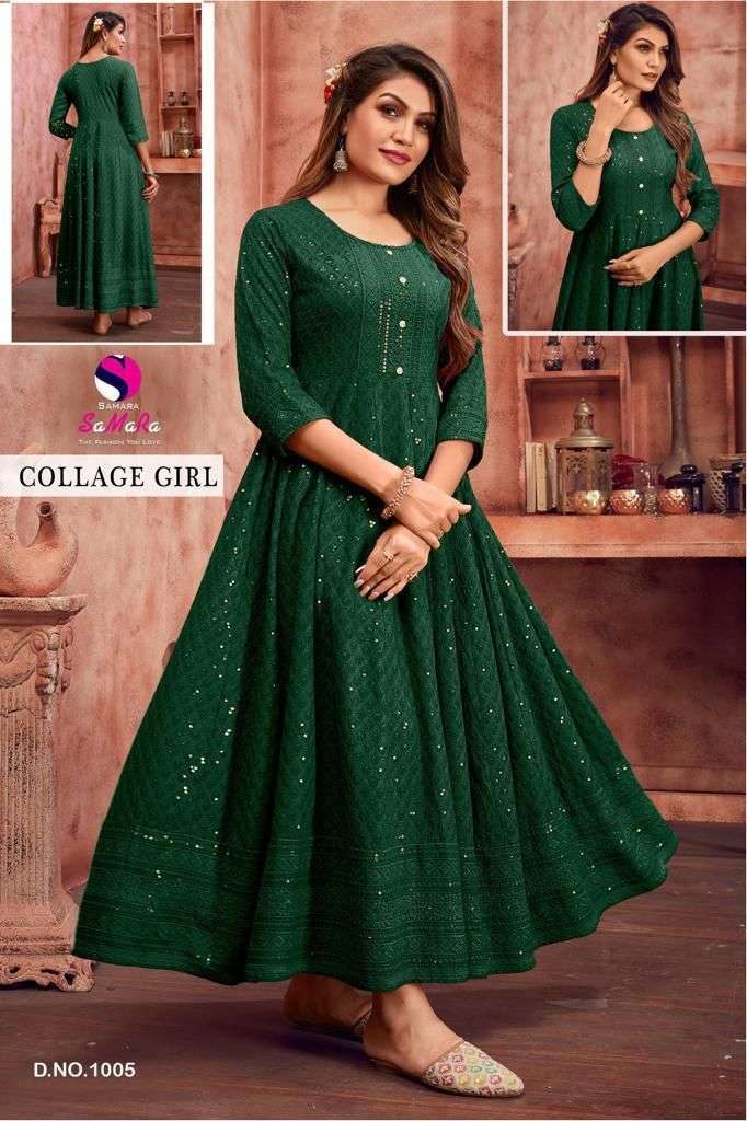 SaMaRa COLLEGE GIRL Vol - 2 Kurti Wholesale catalog
