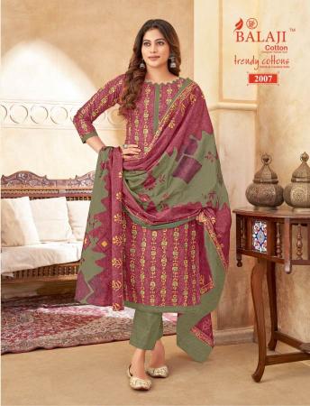 Balaji Trendy Cotton Vol-2 – Dress Material Wholesale Catalog