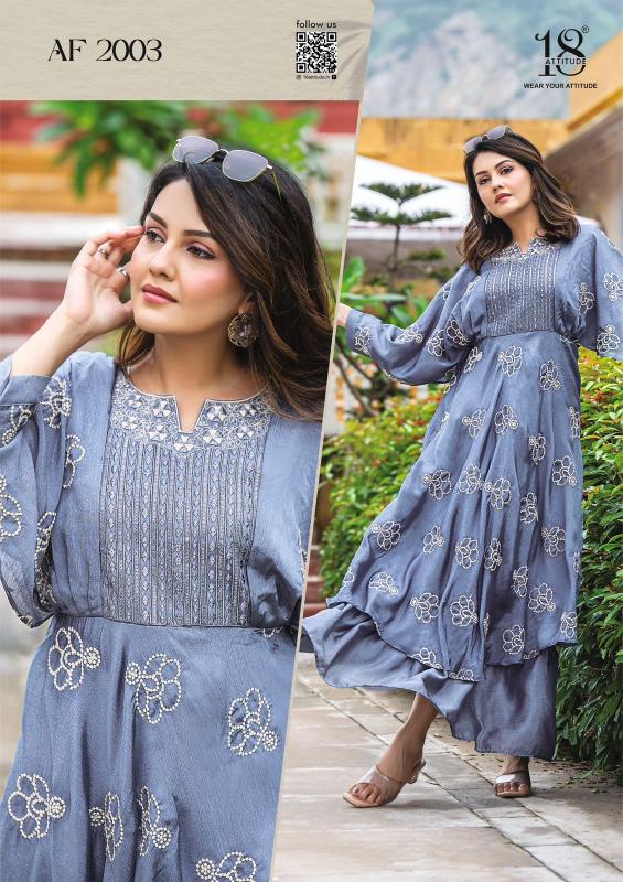 18 Attitude Aastha Vol 20 Buy Long Kurti Online India