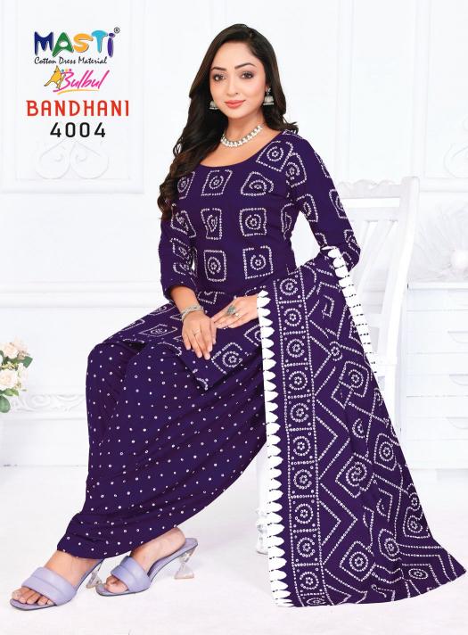 Masti Bulbul Bandhani Vol-04 - Dress Material - Wholesale Catalog