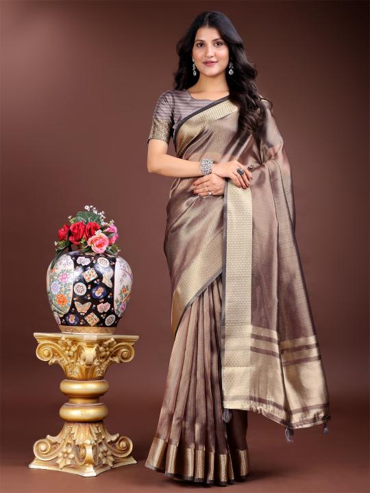 Dazira Marrakech catalog organza saree manufacturers in surat
