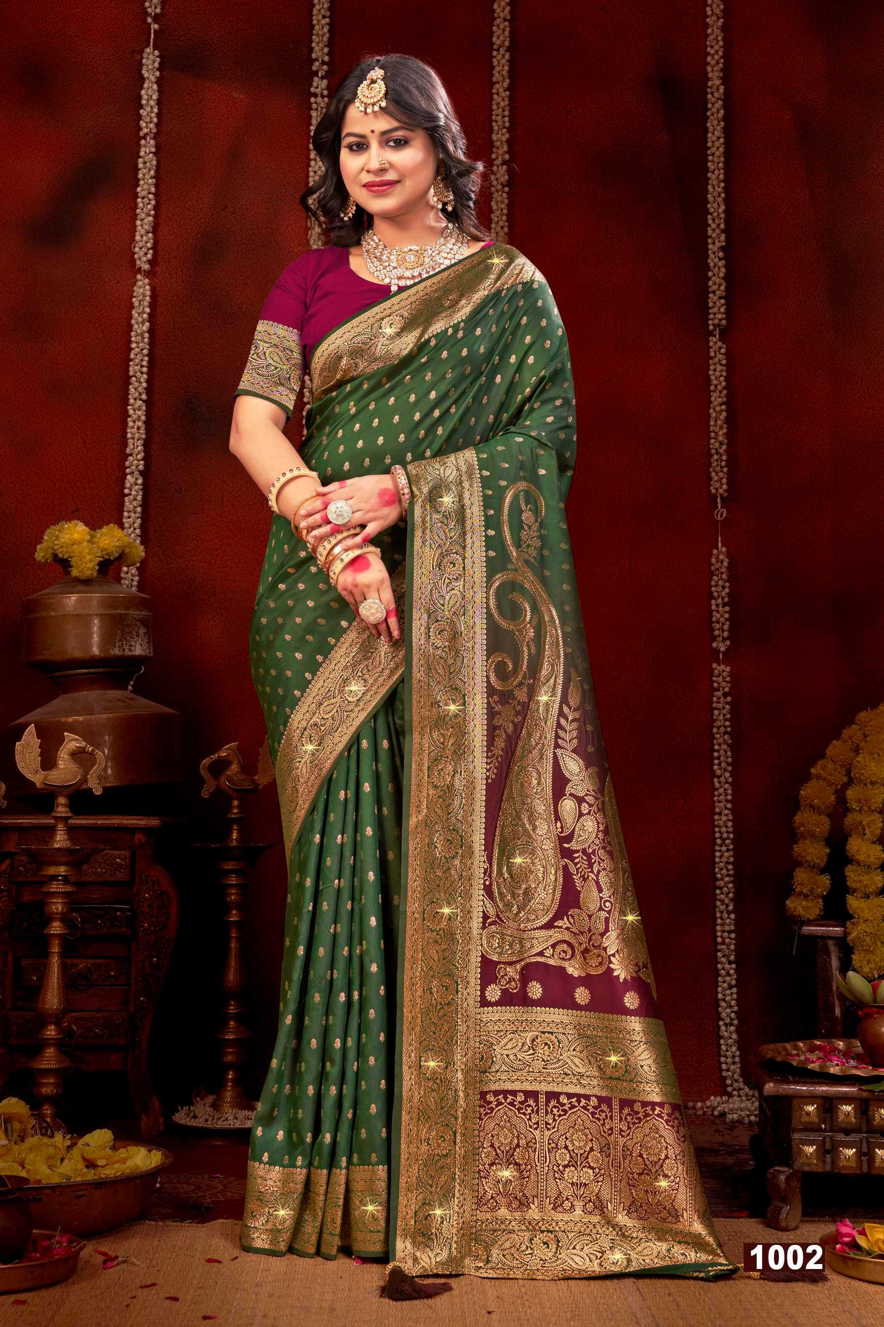 Saroj Megh mayur saroski vol.1 Soft silk saree surat with price wholesale