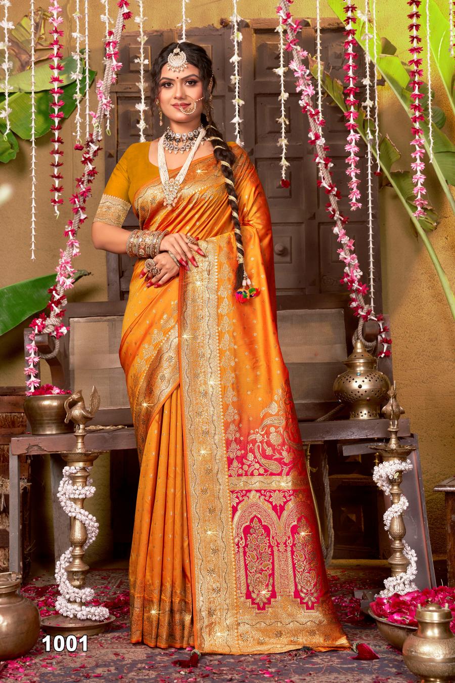 Saroj Megh mayur saroski vol.2 Soft silk saree surat with price wholesale