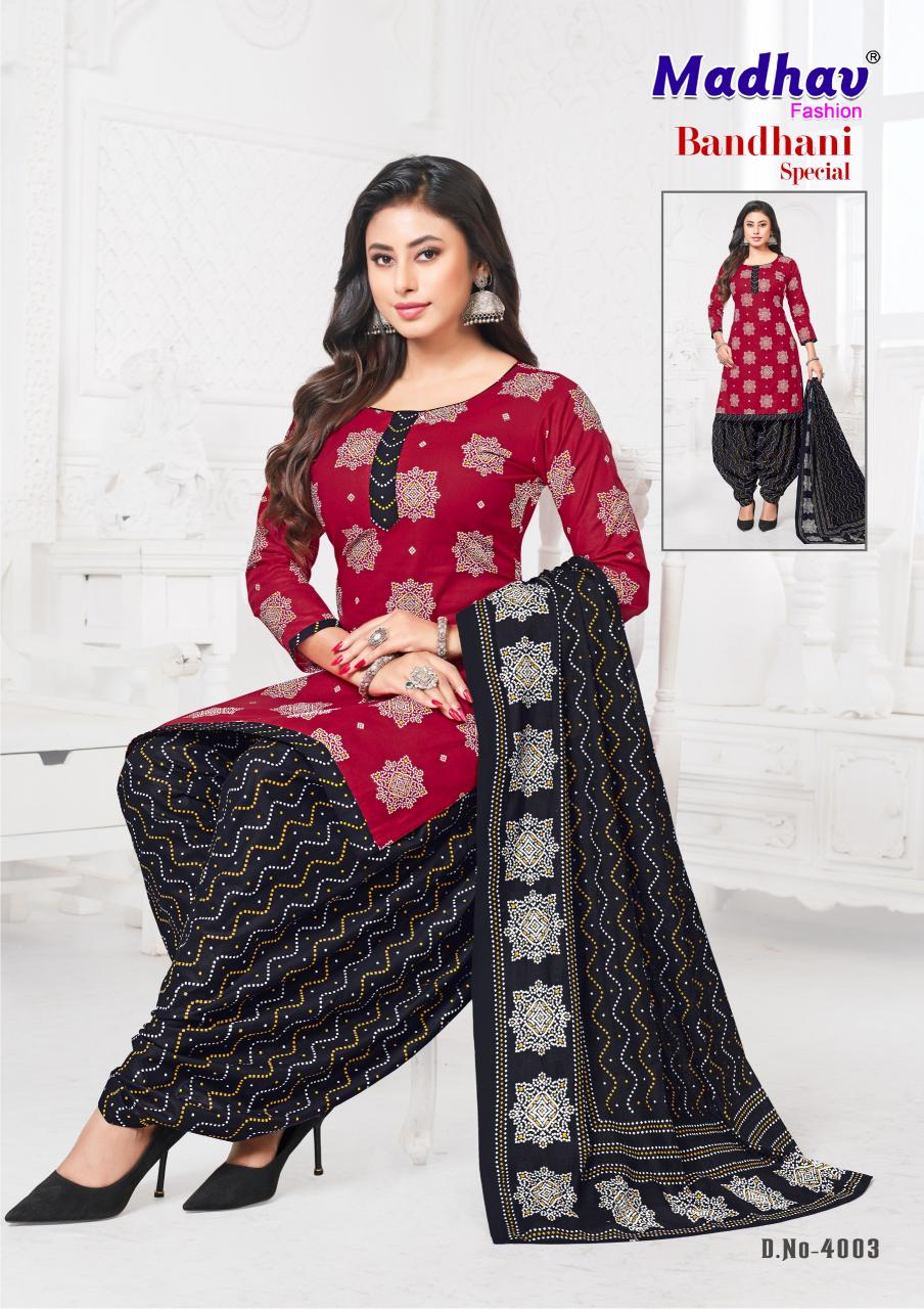 Madhav Bandhani Special Vol-04 - Dress Material - Wholesale Catalog