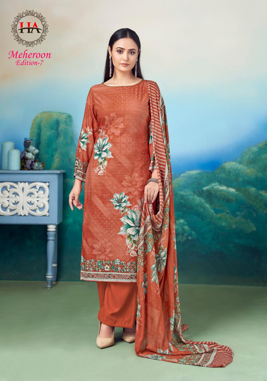 Alok Meheroon vol 7 catalog dress materials in mumbai