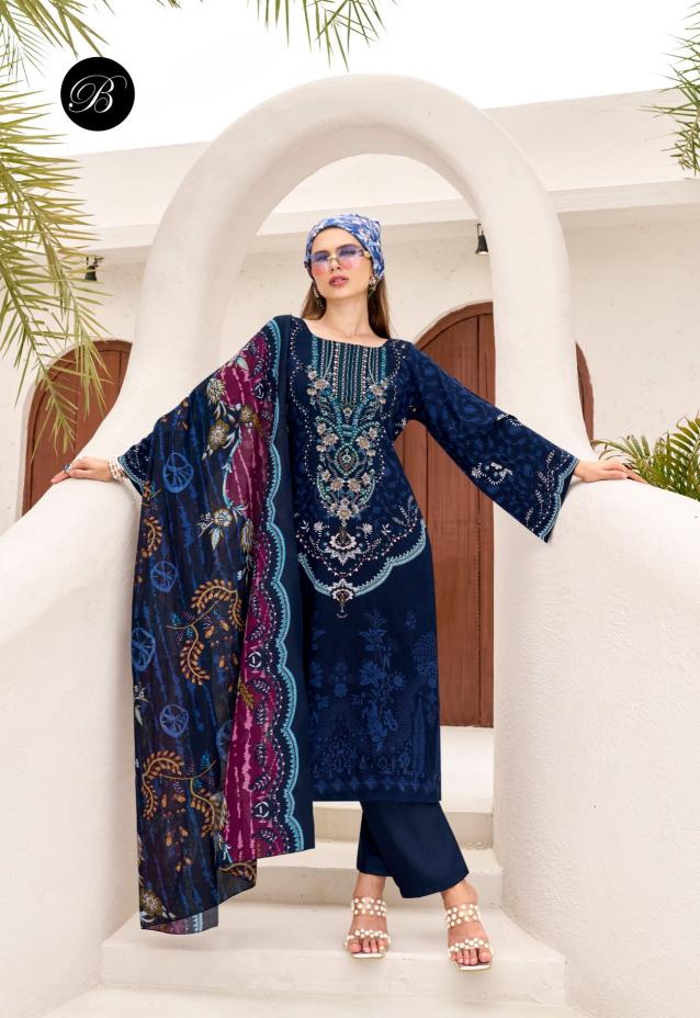 Belliza Riwayat Vol 12 Catalog indian dress materials wholesaler