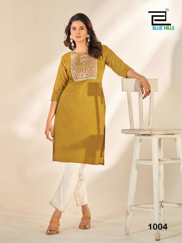 Blue Hills Sonia catalog kurti new 2025 fab india