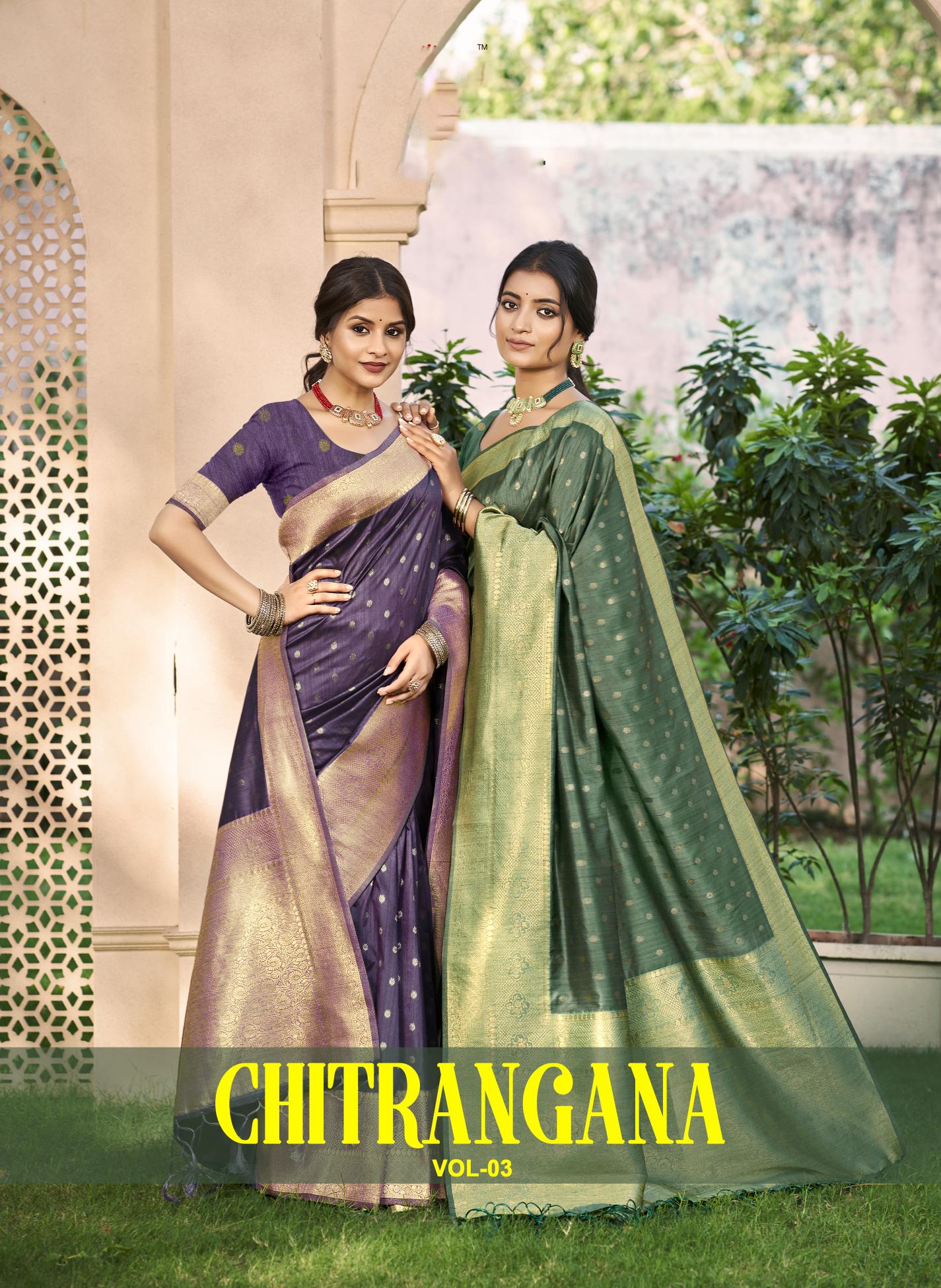  BUNAWAT -  Chitrangana Vol-03 Assam Silk Woven Work Traditional Saree
