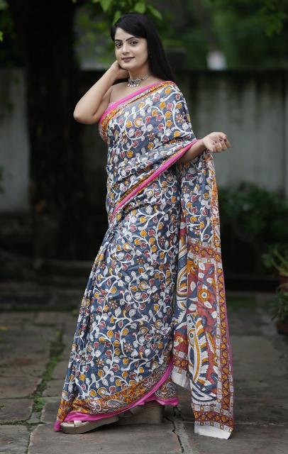 Dazira kalamkari 95 catalog best sarees agency in surat