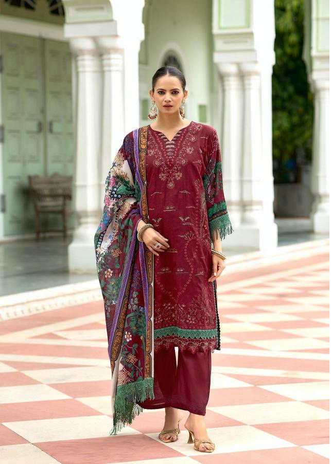 Deepsy Tawakkal Premium collection 25 Catalog Chiffon Dupatta pakistani suits wholesalers in pakistan