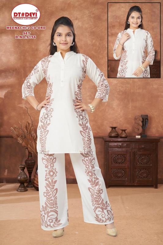 Dt Devi Meenachi vol 2 9156 catalog cotton kids coord set