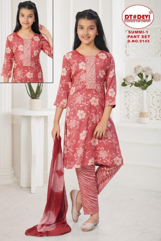 Dt Devi Summi vol 1 9145 catalog kanpur kids wear wholesaler