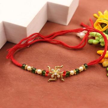 Fancy Rakhi 163 artificial jewellery wholesale online india